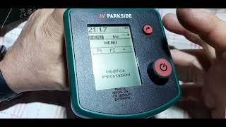 Parkside irrigation timer, programming