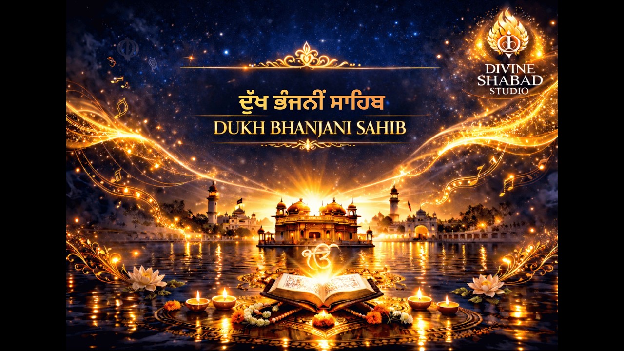 Dukh bhanjani sahib | ਦੁੱਖ ਭੰਜਨੀਂ ਸਾਹਿਬ | ਨਿਤਨੇਮ | Nitnem | Divine Shabad Studio#dukhbhanjanisahib