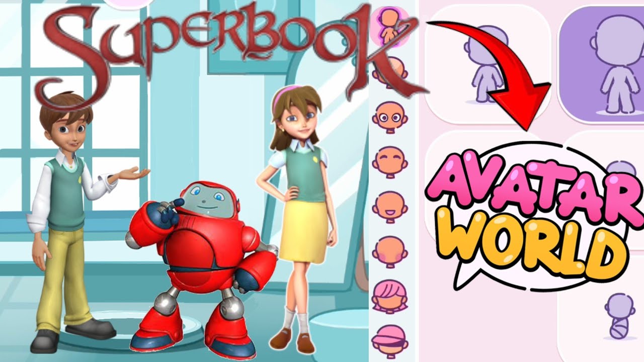 NEW HOW TO MAKE SUPERBOOK CHARACTERS IN PAZU AVATAR WORLD #avatarworld ...