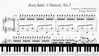 Godowsky: Java Suite 3 Dances, No 3 - Leopold Godowsky (1870 - 1938) Three Movements from Java Suite