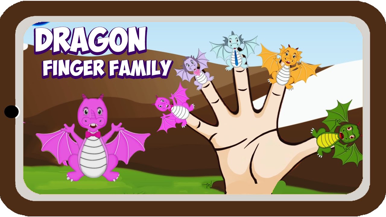 Dragon Finger Family Song | Daddy Finger Daddy Finger | Kids Nursery ...
