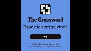 The New York Times Crossword 09/09/2026