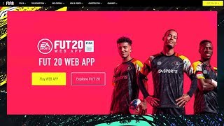 DE FIFA 20 WEB APP!!