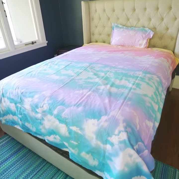 I Bought A Cloud Duvet Cover From Wish!!! | Wish Tiktok Reviews