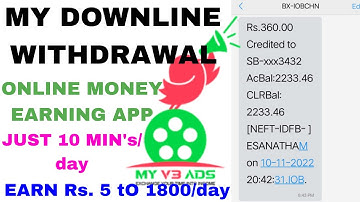 MY DOWNLINE GOT MONEY WITHDRAWAL || MYV3ADS: The Best Multilevel Marketing Company #myv3ads