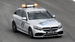 2015 Mercedes C63 AMG S Wagon (W205) Sound - F1 2015 Medical Car