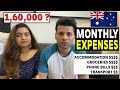 Cost Of  Living In Australia | Can You Survive ? | Monthly Expenses | Australia Couple I #ArteeVlogs