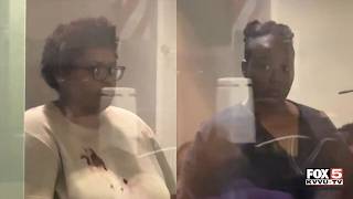 Two women arrested in fight outside Las Vegas Walmart appear in court
