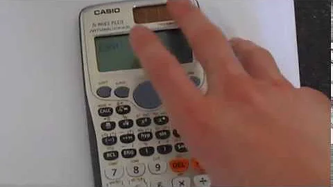 How to Reset a Casio FX 991ES PLUS