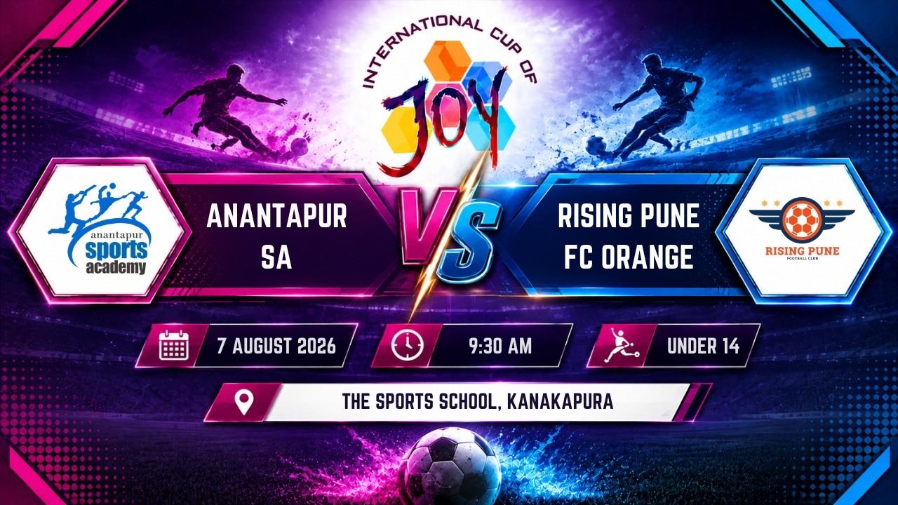 🔴 LIVE | Anantapur SA vs Rising Pune FC Orange | U14 Group B | ICOJ 2026