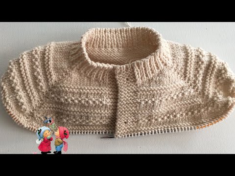 Unisex Tasarım Bebek Hırkası 1.BÖLÜM / Fırtına Modeli Bebek Hırkası