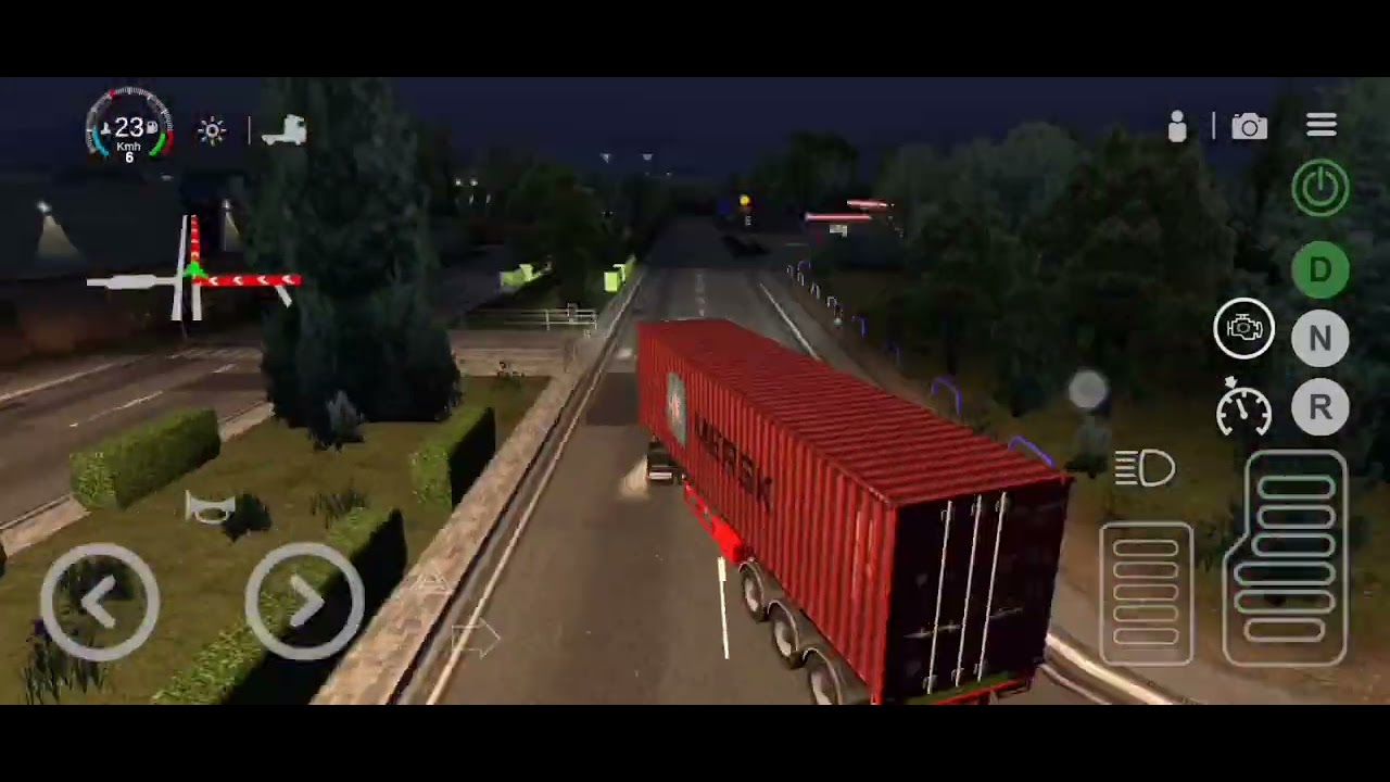 universal truck simulator container delivery - YouTube