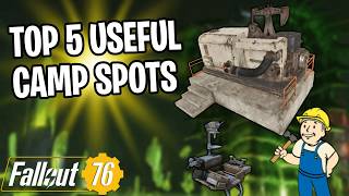 Top 5 Useful Camp Locations You NEED To Know About in Fallout 76🏕️