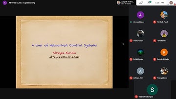 A tour of Networked Control System by Dr. Atreyee Kundu, IISc Bangalore