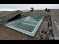 12 mm toughen glass   open to sky  skylight glass