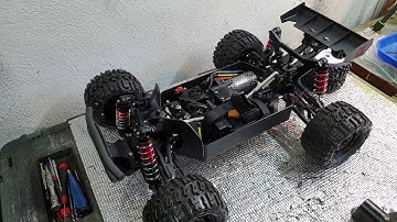 Arrma custom scratch build AKA Arrma Misfit part 2