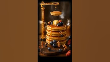 Tiny Chef Makes Pancakes in a Giant Kitchen 🥞 | Surreal AI Animation by Neuro Loop #aivideo