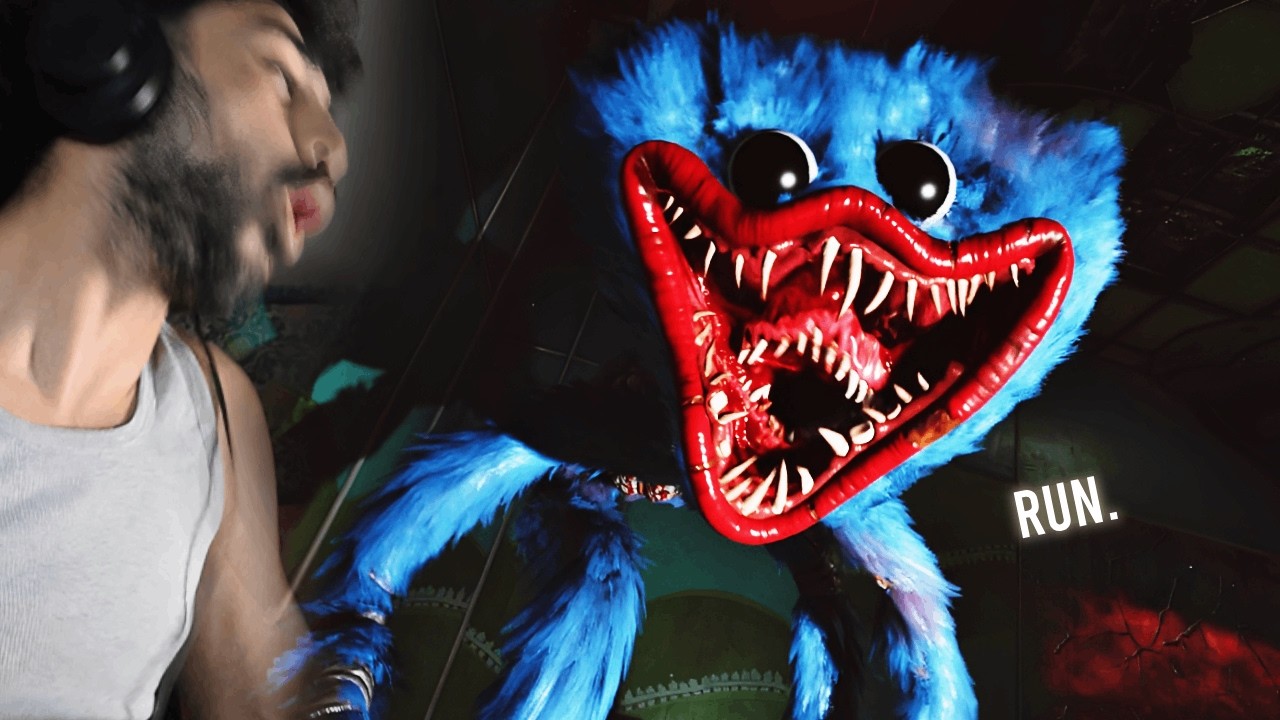 HUGGY WUGGY IS BACK ALIVE AND IS CHASING ME IN POPPY PLAYTIME CHAPTER 5