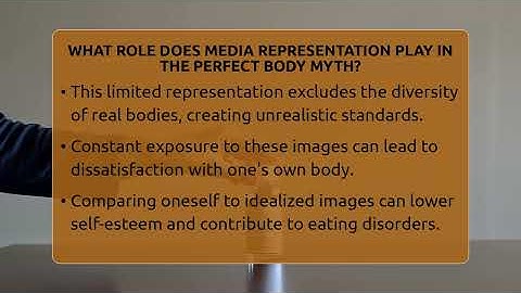 What Role Does Media Representation Play In The Perfect Body Myth? - Inside Body Image
