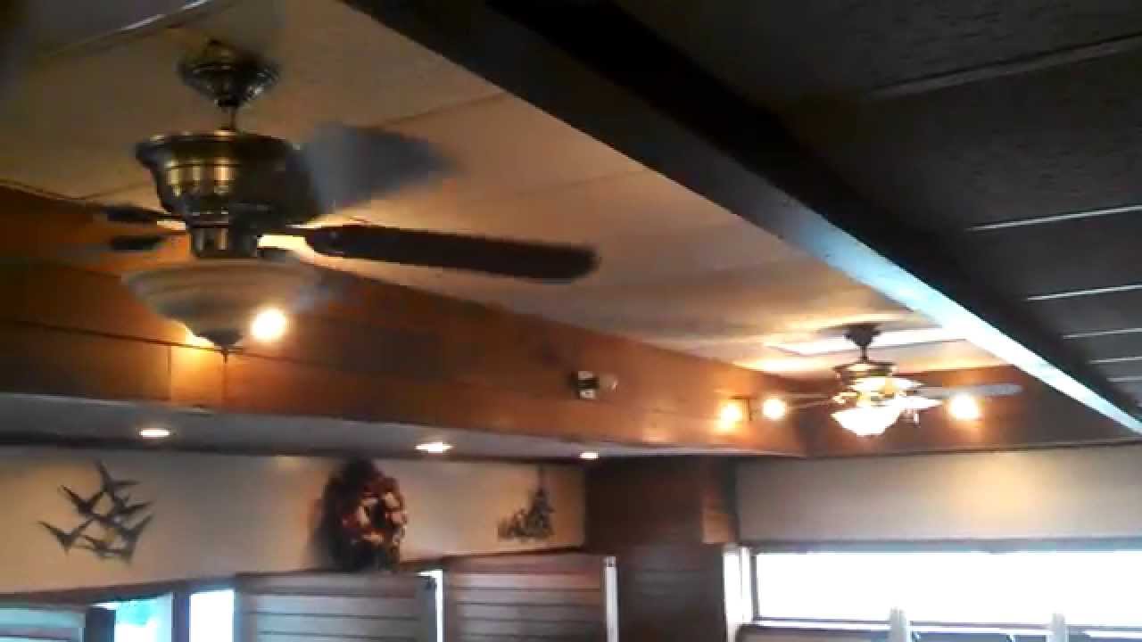 Hunter Ceiling Fans in a pizza place YouTube Hunter Ceiling Fans in a pizza place YouTube