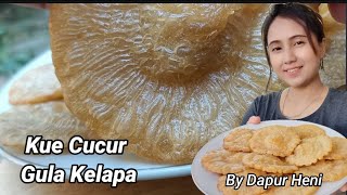 Resep kue cucur gula merah berserat cantik TANPA mixer