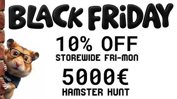 LAB401 Hamster Hunt is Back! Win €5,000 + Lab401 Black Friday Sale 10% OFF STOREWIDE🐹💸