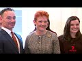 Protesters clash at One Nation's Victorian candidate launch | 7NEWS