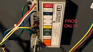 HOW TO REPLACE IGNITION CONTROL MODULE  AND PILOT ASSEMBLY ON GAS FIRED BOILER