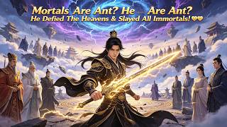 Mortals Are Ant He Defied the Heavens & Slaughtered ALL Immortals! 😎⚔️
