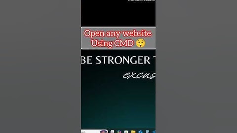 CMD Trick: Open any websites Instantly! | Windows Tutorial #cmd #shorts