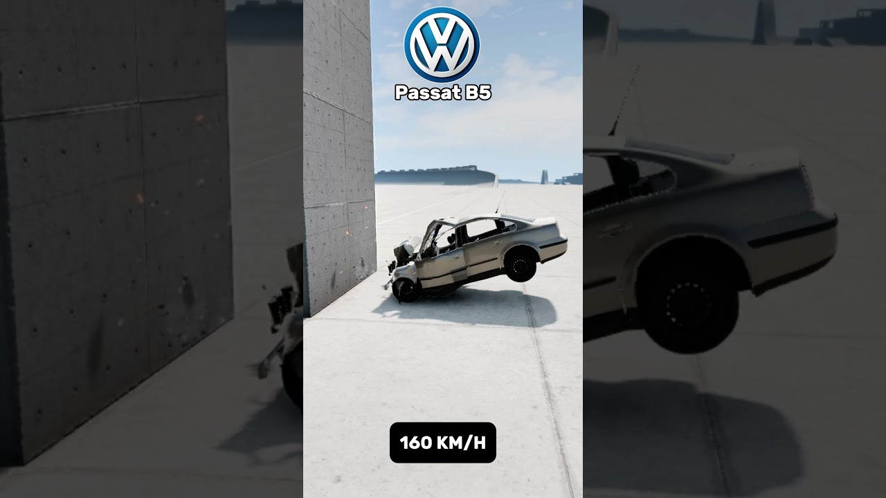Crash Test 💥🤯🤔 Volkswagen Passat B5 