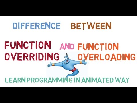 Video: Jaký je rozdíl mezi virtuální funkcí a přepsáním funkcí?
