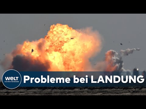 RUMMS-RAKETE: SpaceX - Elon Musks Starship explodiert spektakulär bei Landung