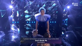 WINNERS PERFORMANCE: Montaigne - Don&#39;t Break Me - Eurovision Australia Decides 2020