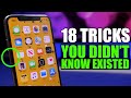 18 iPhone TRICKS You Didn't Know Existed - 2020 !