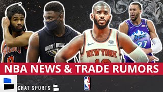 NBA Trade Rumors: Chris Paul Trades \& Rudy Gobert To Chicago? + NBA News On Zion Williamson Leaving