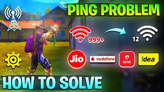 How To Solve Ping Problem In Free Fire | Free Fire Ping Problem Solution | Free Fire 999+ Problem