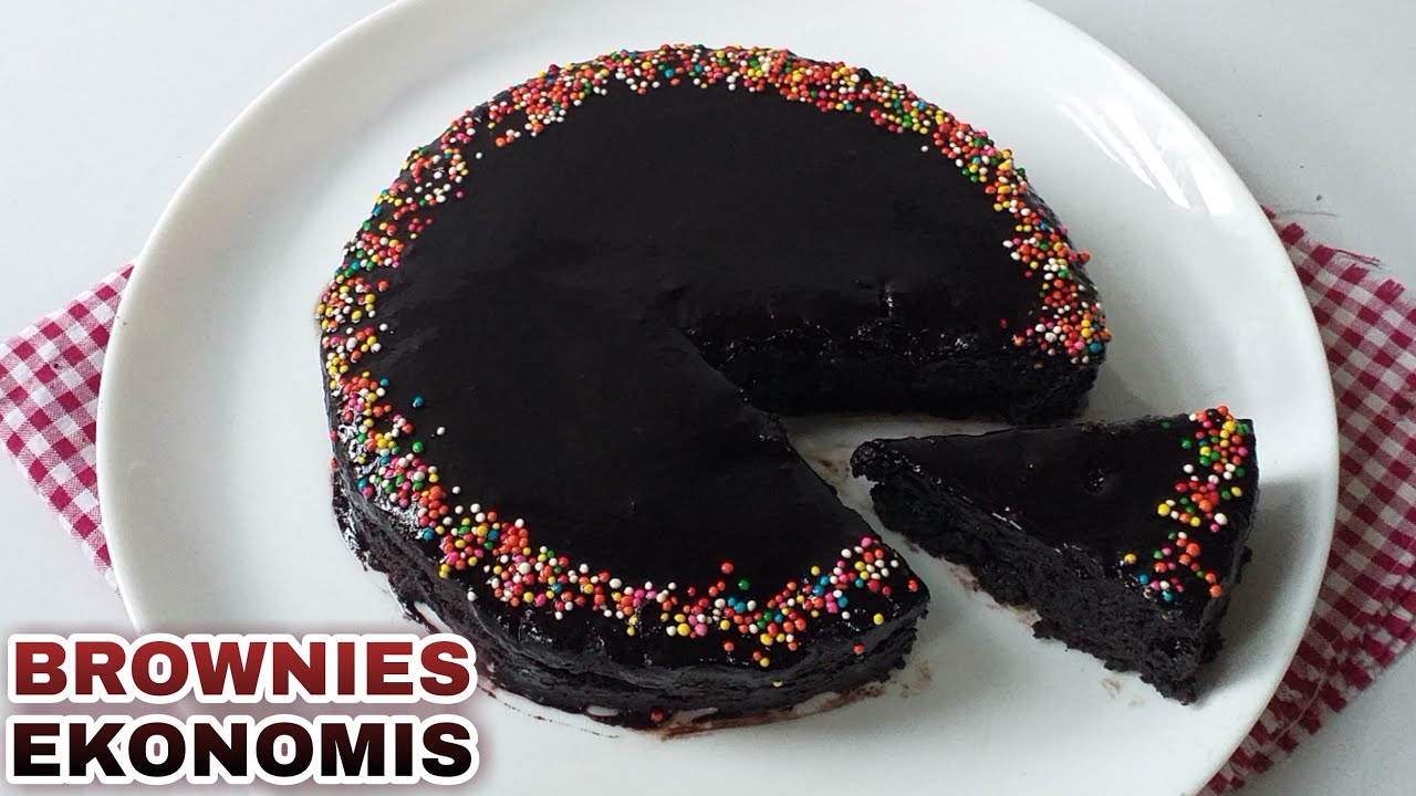 BROWNIES 1 TELUR SERBA 6 SENDOK, TANPA OVEN, TANPA MIXER