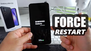 How to Force Turn OFF/Restart Samsung Galaxy A54 5G - Frozen Screen Fix