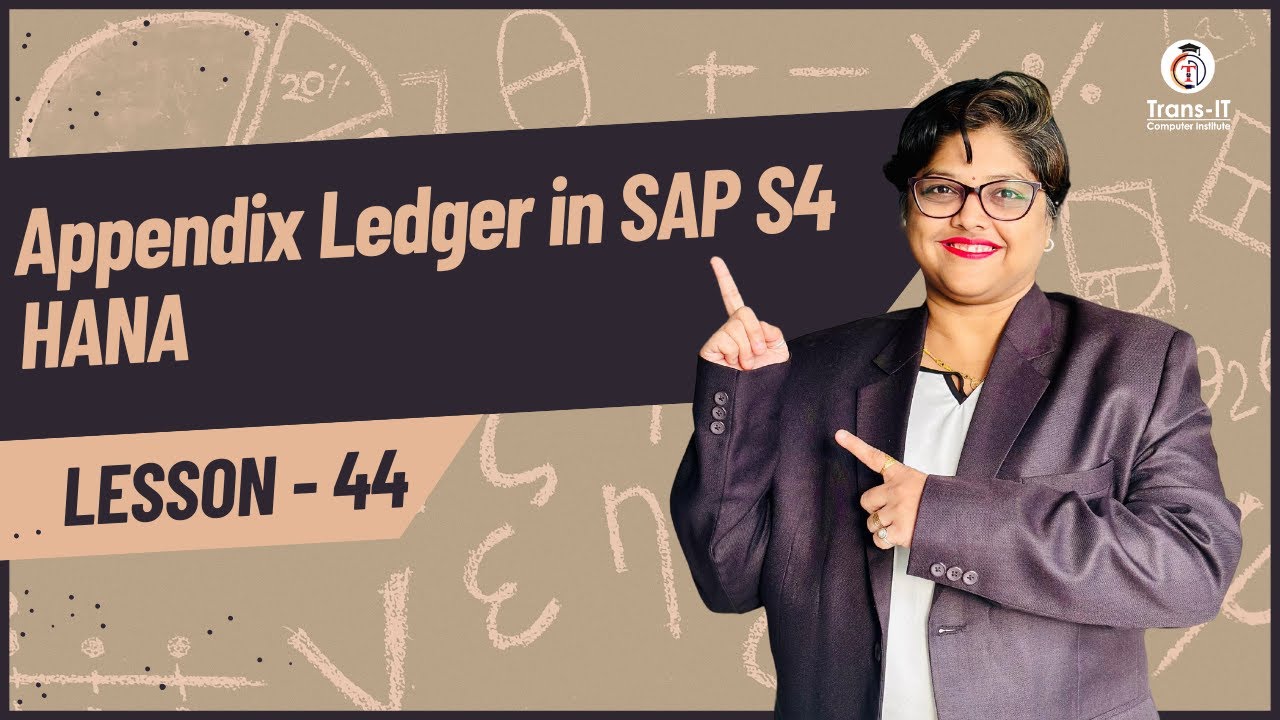 #lecture 44: Appendix Ledger in SAP S4 HANA | #saps4hana | # ...