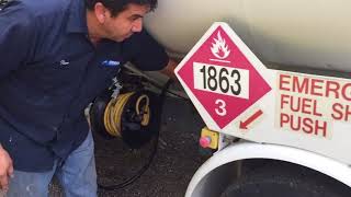 Fuel Truck 17574 Operating. HD Video