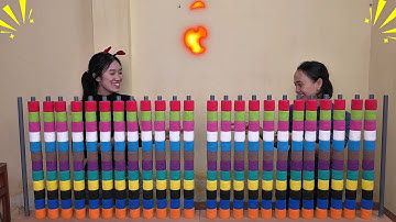 😂 Two Players Chaos in Color Ball Sorting | Satisfying ASMR Puzzle Showdown