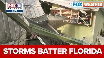 Large Hail Causes Damage to Homes, Cars in Melbourne, Florida