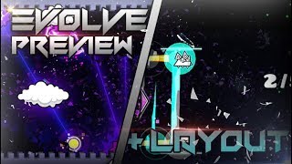 Evolve Preview + Full Layout! [Geometry Dash 2.1]