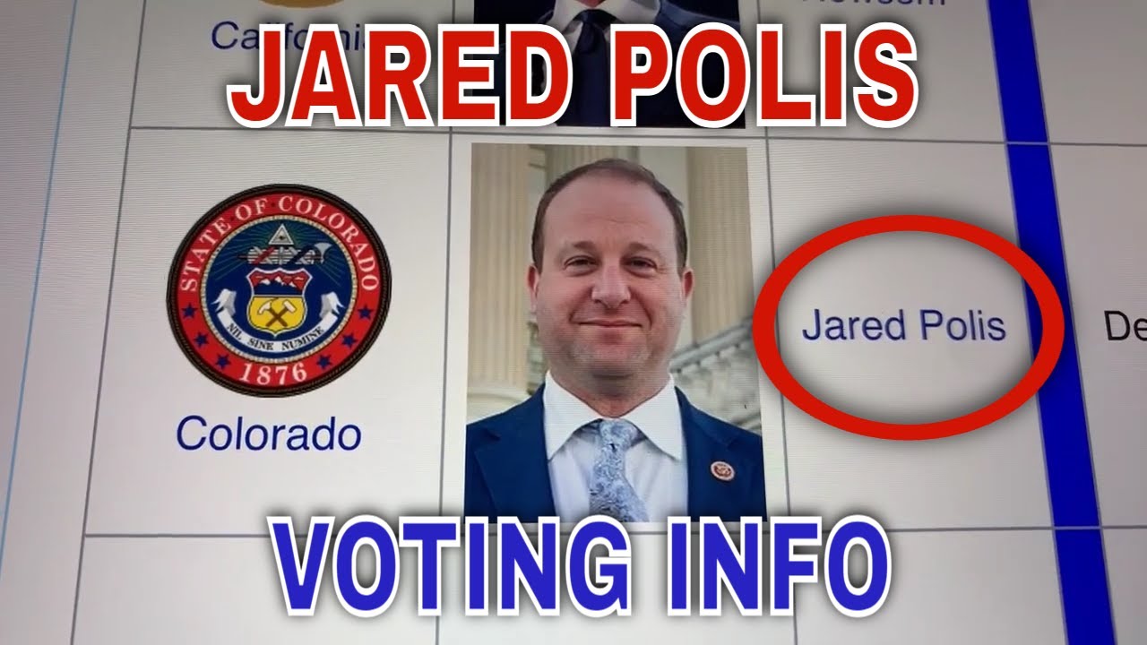 🔴 Governor Jared Polis Colorado Democratic Voting Facts 🔴 - YouTube