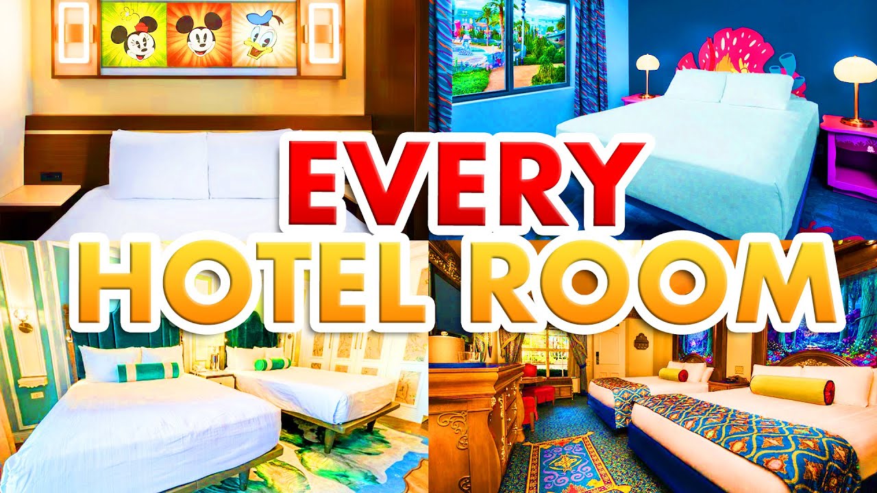 EVERY Hotel Room In Disney World -- Marathon!