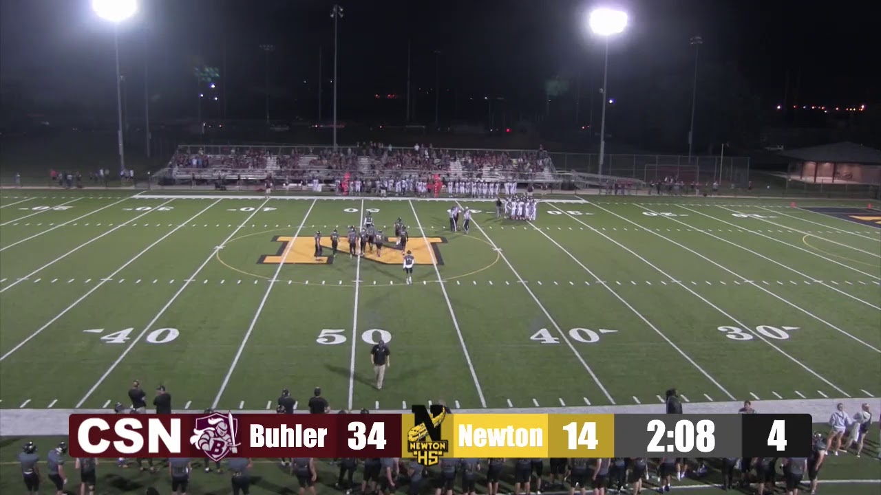 Buhler vs. Newton High School Football YouTube