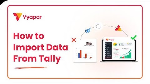 🤩 Now Import Tally Data to Vyapar In Just One Click 🎯 Best Tally Alternative