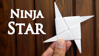 How To Make A Paper Ninja Star - Shuriken Paper Ka Ninja Star Shuriken Kaise Banaen Easy