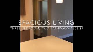 This is our C1 floor plan, three bedrooms and two bathrooms
